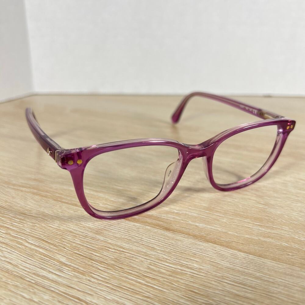 Kate Spade New York Joliet 789 Purple Silver Frames Only 49-17-140